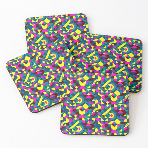 Item preview, geometric colorful patterns conceptual Art - Abstract Neo Geo graphic design designed and sold by Design Repo.