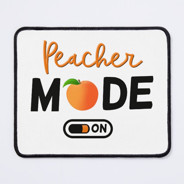 Item preview, Peacher mode on funny teacher peach design designed and sold by TipTopTapo.