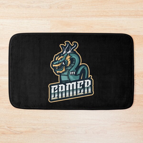 Item preview, Gamer with Cartoonish Representation of Dragon designed and sold by PRIVARSHU.