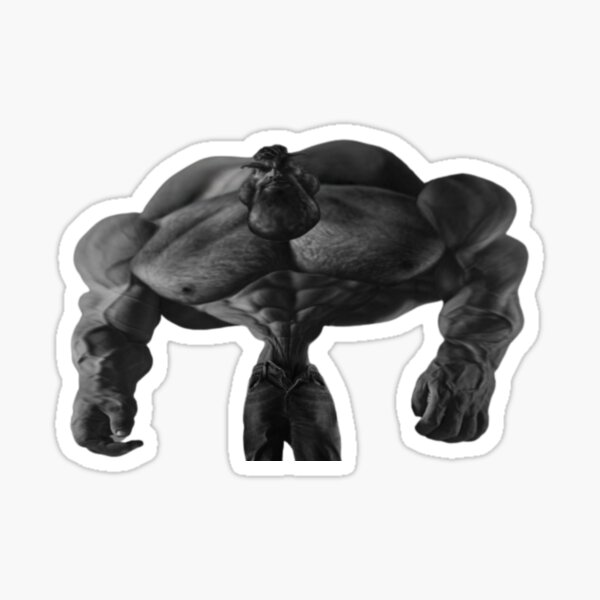 "Gigachad Meme" Sticker By Garmy | Redbubble