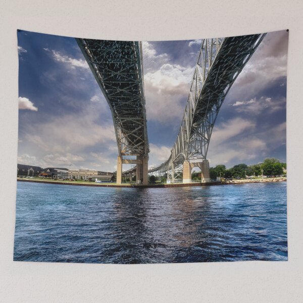 Item preview, Under the Blue Water Bridge - Michigan designed and sold by Kathy Weaver.