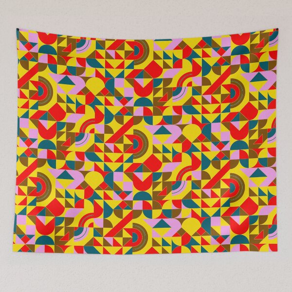 Item preview, geometric colorful patterns conceptual Art - Abstract Neo Geo graphic design designed and sold by Design Repo.