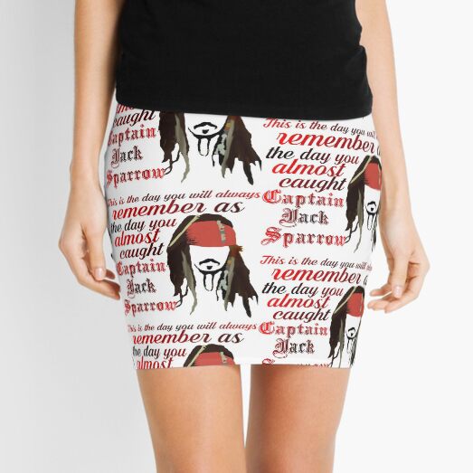 Captain Jack Sparrow Mini Skirt