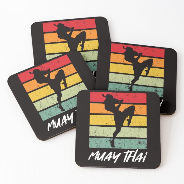 Item preview, Retro Muay Thai Vintage MMA Martial Arts Thailand Boxing designed and sold by TomGiantDesigns.