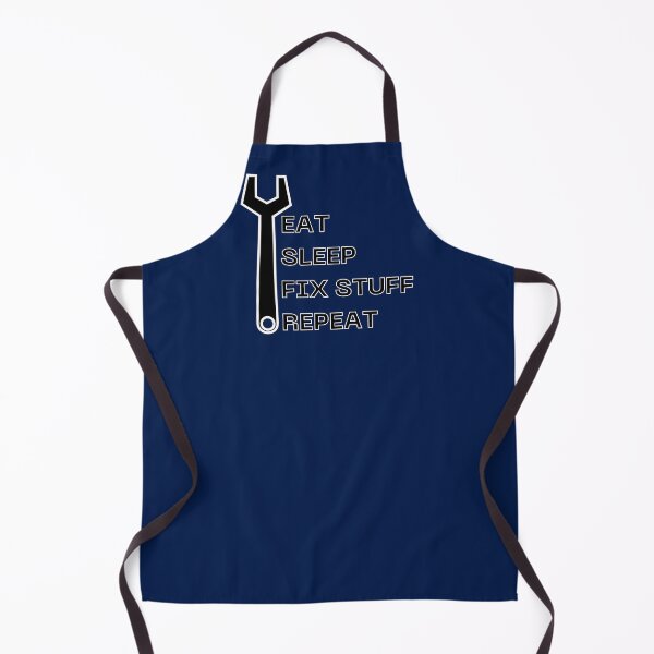 Item preview, Eat sleep fix stuff repeat mechanical tools designed and sold by Randa Ranmania.
