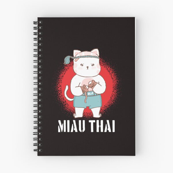 Item preview, Muay Thai Cat Thailand Boxing MMA Martial Arts Sports Fight designed and sold by TomGiantDesigns.
