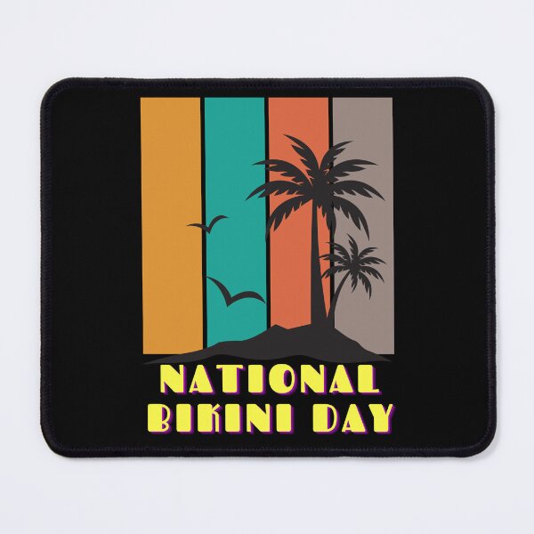 Item preview, National Bikini Day Graphic Shirt designed and sold by WilkDesign.