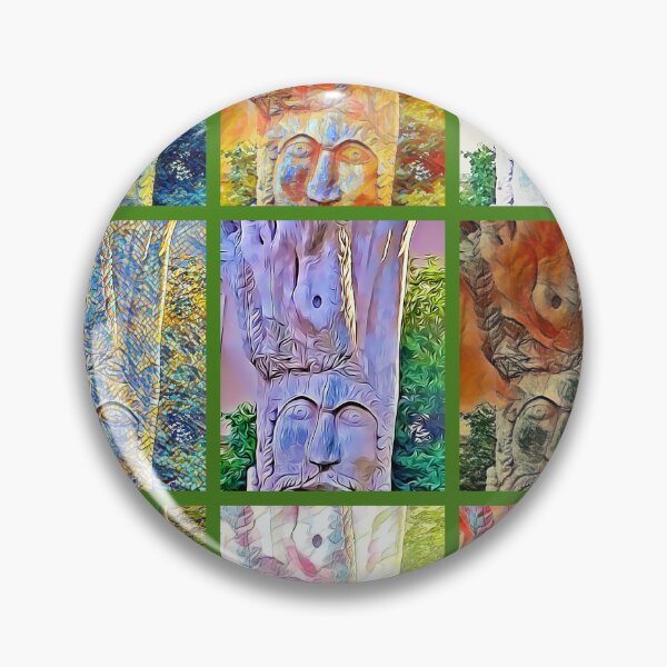 Artikelvorschau, psychedelische Totempfähle entworfen und verkauft von Hopester67.