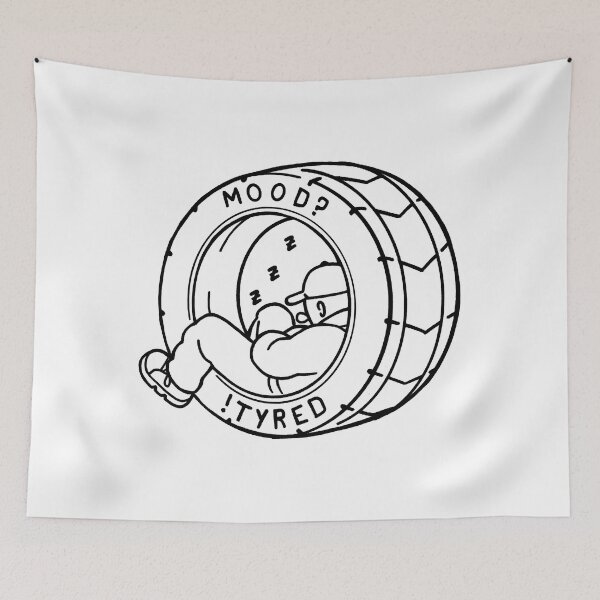 Item preview, Chemise de voiture drôle Mood Tyred  designed and sold by LsitKem112.