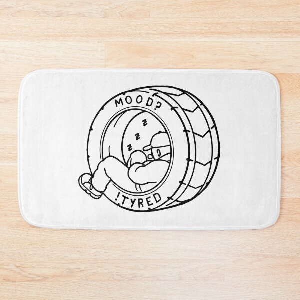 Item preview, Chemise de voiture drôle Mood Tyred  designed and sold by LsitKem112.