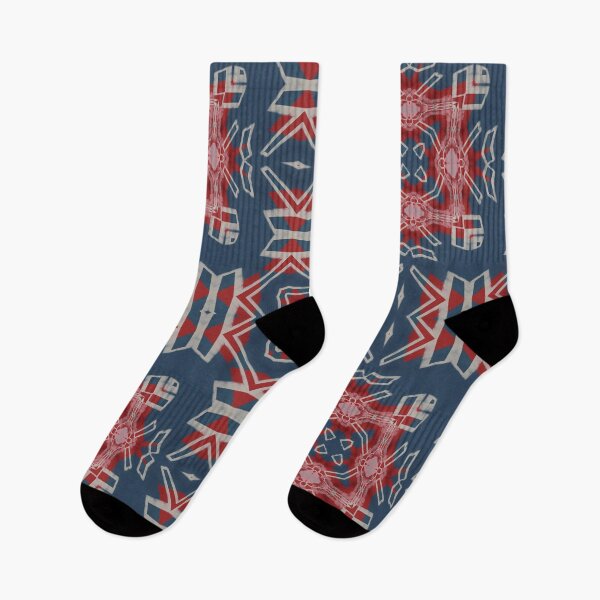 Item preview, Red White and Blue Pattern Artist Jenny Meehan  designed and sold by Jenny Meehan Art Prints and Patterns  .