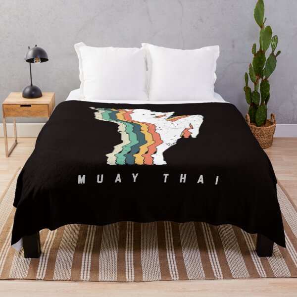 Item preview, Vintage Muay Thai Fighter Thailand Boxing MMA Martial Arts designed and sold by TomGiantDesigns.