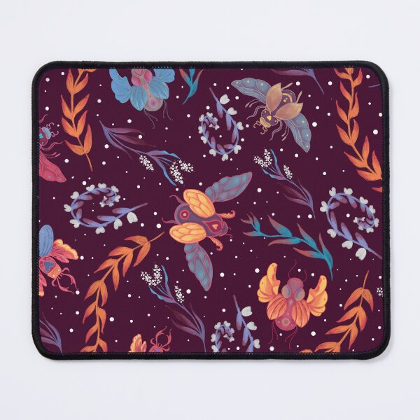 Item preview, Beetle and plants pattern designed and sold by · GAMING SOUL ·.