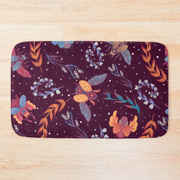 Item preview, Beetle and plants pattern designed and sold by · GAMING SOUL ·.