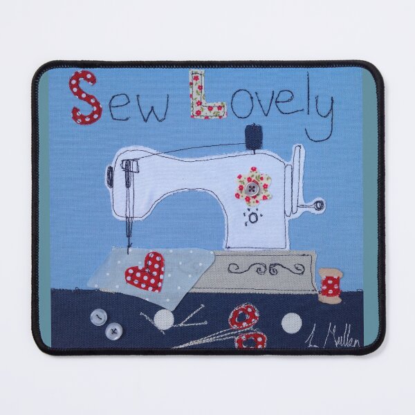 Item preview, Sew Lovely fabric sewing machine designed and sold by Leatextileart.