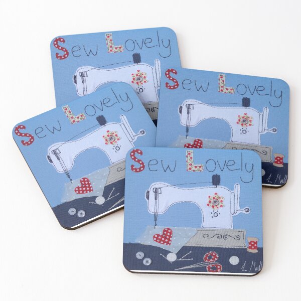 Item preview, Sew Lovely fabric sewing machine designed and sold by Leatextileart.