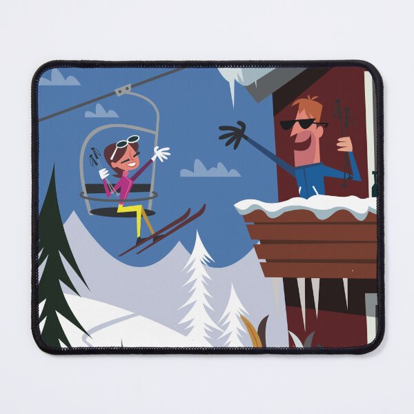 Item preview, Puyvalador ski poster designed and sold by GAGodel.