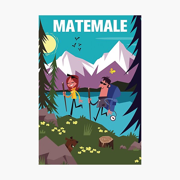 Item preview, Lac de Matemale poster designed and sold by GAGodel.