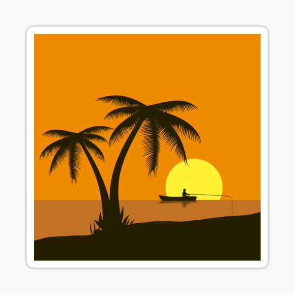 Best summer please so we can play swimming and fishing Sticker