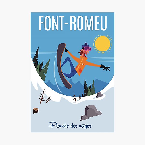 Item preview, Font-Romeu poster designed and sold by Gary Godel.