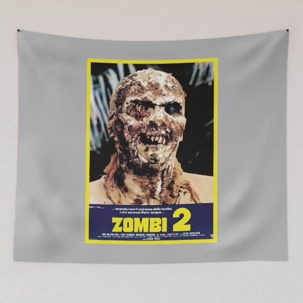 Item preview, Gift Idea lucio fulci film Zombi 2 Poster Art designed and sold by AlfredMoreno.
