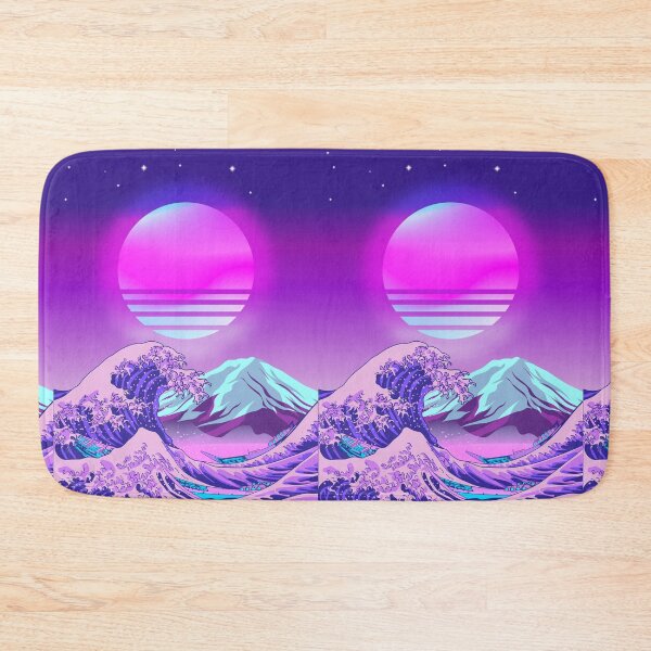 Item preview, Great Wave off Kanagawa Synthwave designed and sold by Ilhamqrov.