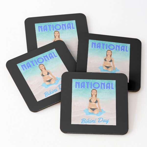 Item preview, National Bikini Day Graphic Shirt designed and sold by WilkDesign.