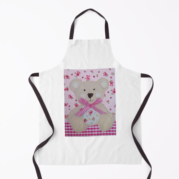 Item preview, Rosie the embroidered bear designed and sold by Leatextileart.