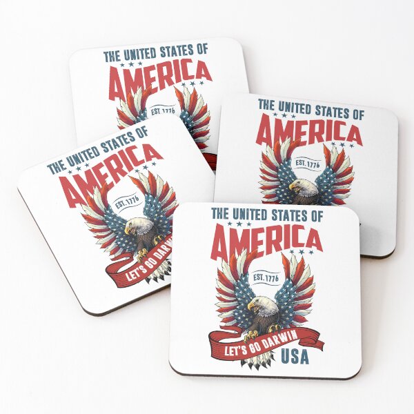 Item preview, LET’S GO DARWIN Vintage Funny Natural Selection USA America designed and sold by PeterGignac.