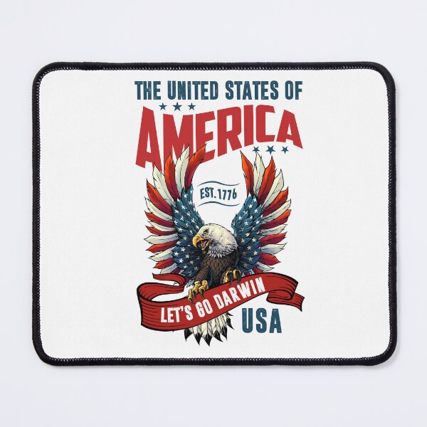 Item preview, LET’S GO DARWIN Vintage Funny Natural Selection USA America designed and sold by PeterGignac.