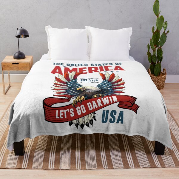 Item preview, LET’S GO DARWIN Vintage Funny Natural Selection USA America designed and sold by PeterGignac.