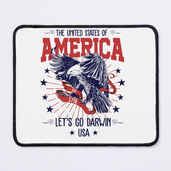 Item preview, LET’S GO DARWIN Vintage Funny Natural Selection USA America designed and sold by PeterGignac.