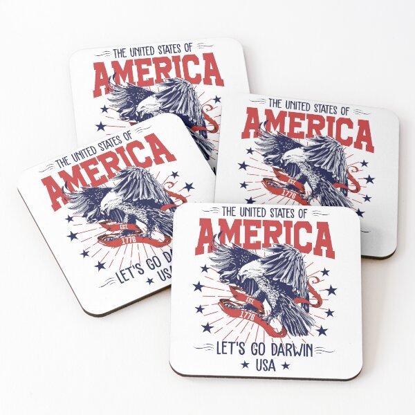 Item preview, LET’S GO DARWIN Vintage Funny Natural Selection USA America designed and sold by PeterGignac.