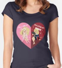 Unhhhh BFFs Women's Fitted Scoop T-Shirt