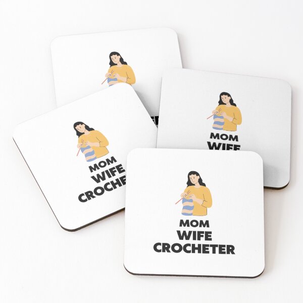 Item preview, Mom - Wife - Crocheter designed and sold by ThatCrochetGirl.