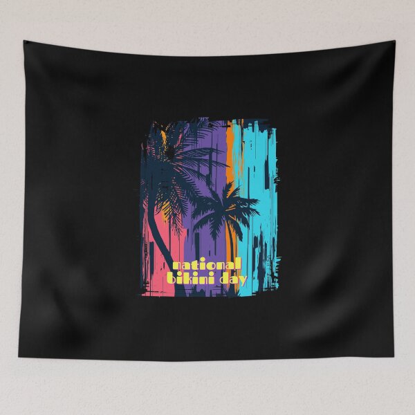 Item preview, National Bikini Day Graphic Shirt designed and sold by WilkDesign.