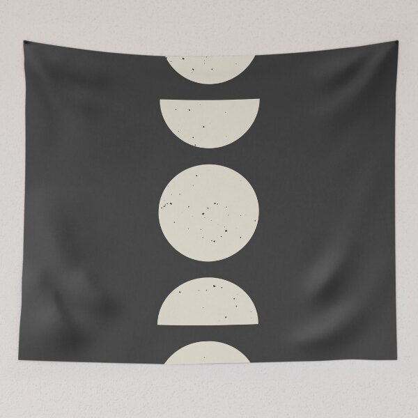Item preview, Aesthetic abstract moon dark version designed and sold by Aruim  Art.