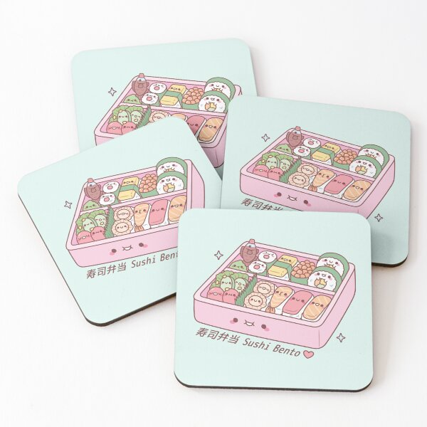 Item preview, Kawaii Japanese Bento Box Sushi designed and sold by rustydoodle.