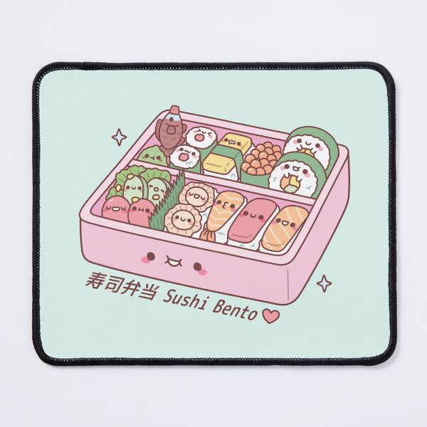 Item preview, Kawaii Japanese Bento Box Sushi designed and sold by rustydoodle.