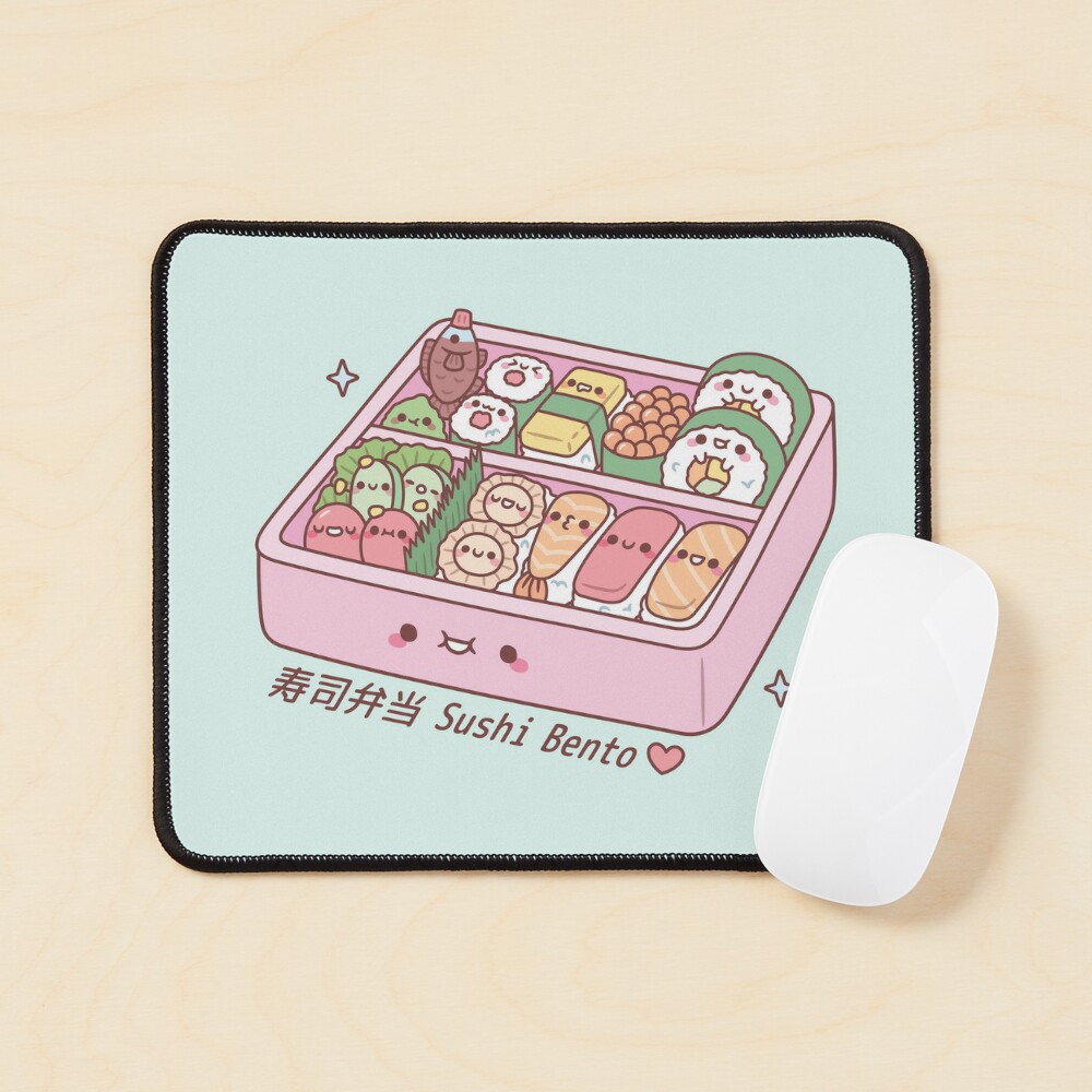 Small Bento Box Sticker | Cute Food Sticker | Kawaii Food | Anime Food |  Japanese Food Sticker | Food From Japan | Cute Bentos | Chopsticks