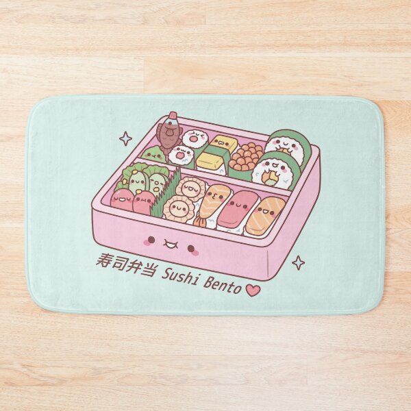 Item preview, Kawaii Japanese Bento Box Sushi designed and sold by rustydoodle.