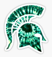 Michigan State Tie Dye Sticker