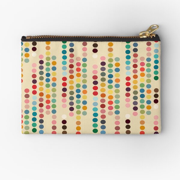 Retro dots Zipper Pouch