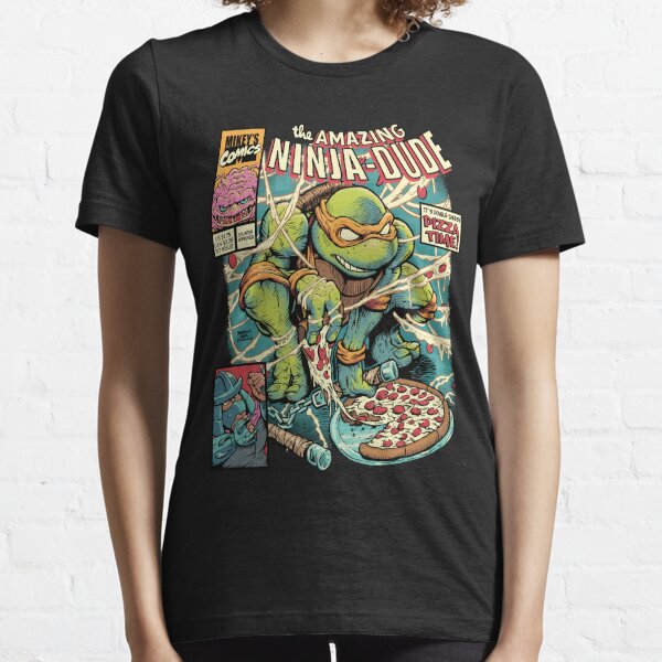 Teenage Mutant Ninja Turtles Homage Michaelangelo Tri-Blend T