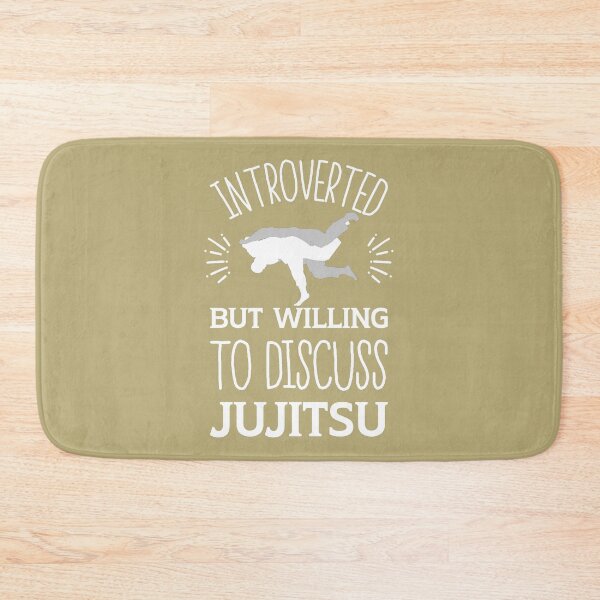 Item preview, Introverted But Willing To Discuss Jujitsu funny Jiu-Jitsu designed and sold by ZANKELLO.