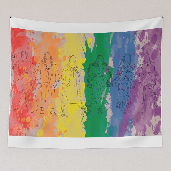 Item preview, Villanelle - Pride Flag designed and sold by blankikam.