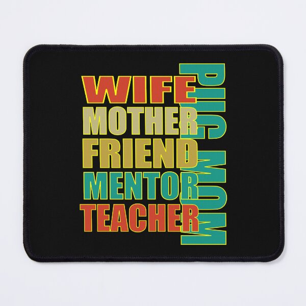 Item preview, Pug Mom Is A Wife, Mentor, Friend, Teacher, And A Hero designed and sold by Pugstuff.