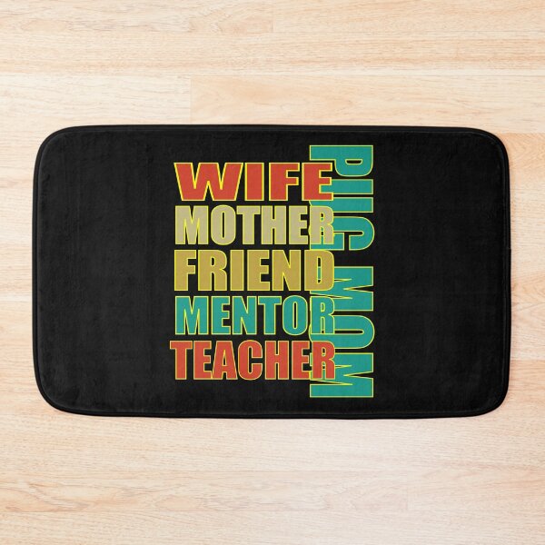 Item preview, Pug Mom Is A Wife, Mentor, Friend, Teacher, And A Hero designed and sold by Pugstuff.