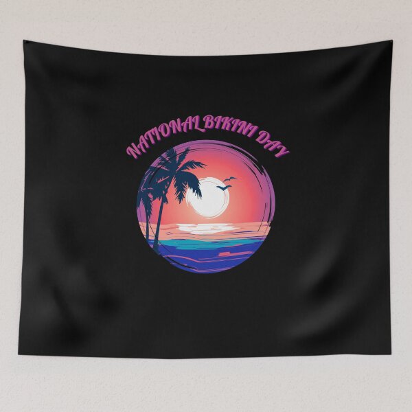Item preview, National Bikini Day Graphic Shirt designed and sold by WilkDesign.