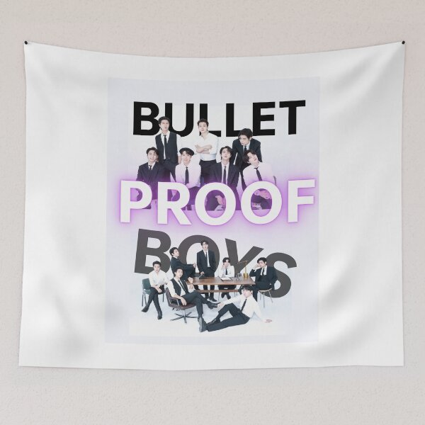 Item preview, Bulletproof Boys Group Photo Fan art Design designed and sold by SiriusCelestial.